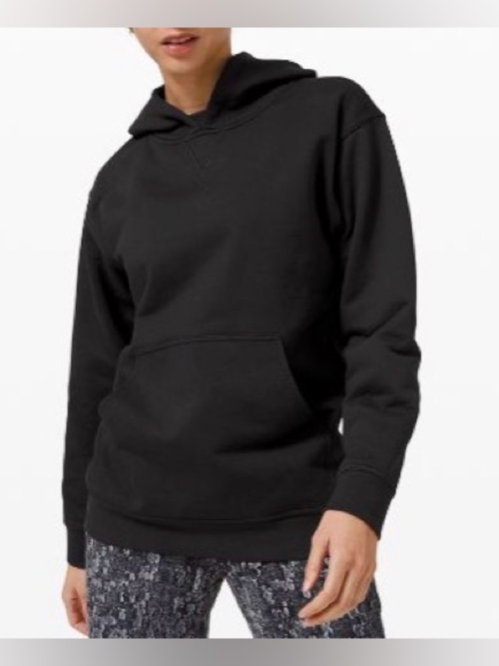 Lululemon All Yours Hoodie *French Terry, Black, sz 8